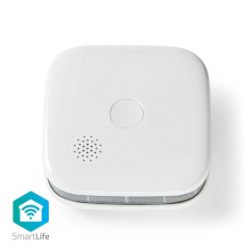 SmartLife Smoke Detector | Wi-Fi | Battery Powered | Sensor life cycle: 10 year | EN 14604 | Max. ba