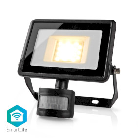 SmartLife Floodlight | Motion Sensor | 1500 lm | Wi-Fi | 20 W | Dimmable White | 3000 - 6500 K | Alu