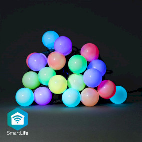SmartLife Decorative Lights | Party Lights | Wi-Fi | RGB / White | 20 LED's | 10 m | AndroidT | Bulb