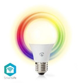 SmartLife Full Colour LED Bulb | Wi-Fi | E27 | 806 lm | 9 W | RGB / Warm to Cool White | 2700 - 6500