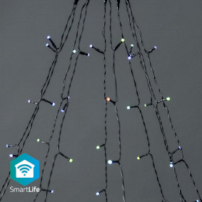 Smart Christmas lights | Wi-Fi | RGB | 180 LED's | 10 x 2 m | AndroidT / IOS