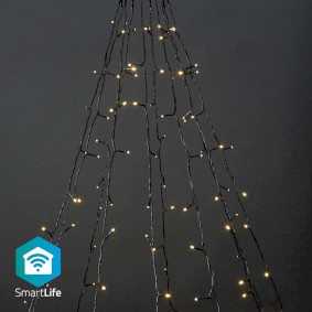Smart Christmas lights | Wi-Fi | Warm White | 200 LED's | 20.0 m | 10 x 2 m | AndroidT / IOS