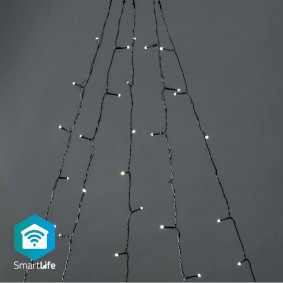 Smart Christmas lights | Wi-Fi | Warm White | 200 LED's | 20.0 m | 5 x 4 m | AndroidT / IOS