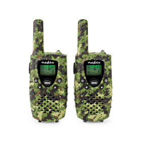 Walkie-Talkie Set | 2 Handsets | Up to 8 km | Frequency channels: 8 | PTT / VOX | up to 2.5 Hours |