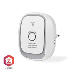 SmartLife Gas Detector | Zigbee 3.0 | Mains Powered | Sensor life cycle: 5 year | EN 50194-1:2009 |
