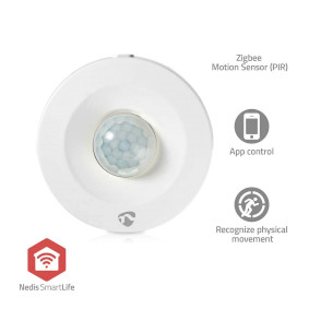 SmartLife Motion Sensor | Zigbee 3.0 | Battery Powered | IP20 | Detector angle: 120  | Detector ran