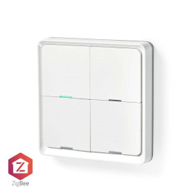 SmartLife Wall Switch | Zigbee 3.0 | Wall Mount | AndroidT / IOS | Plastic | White
