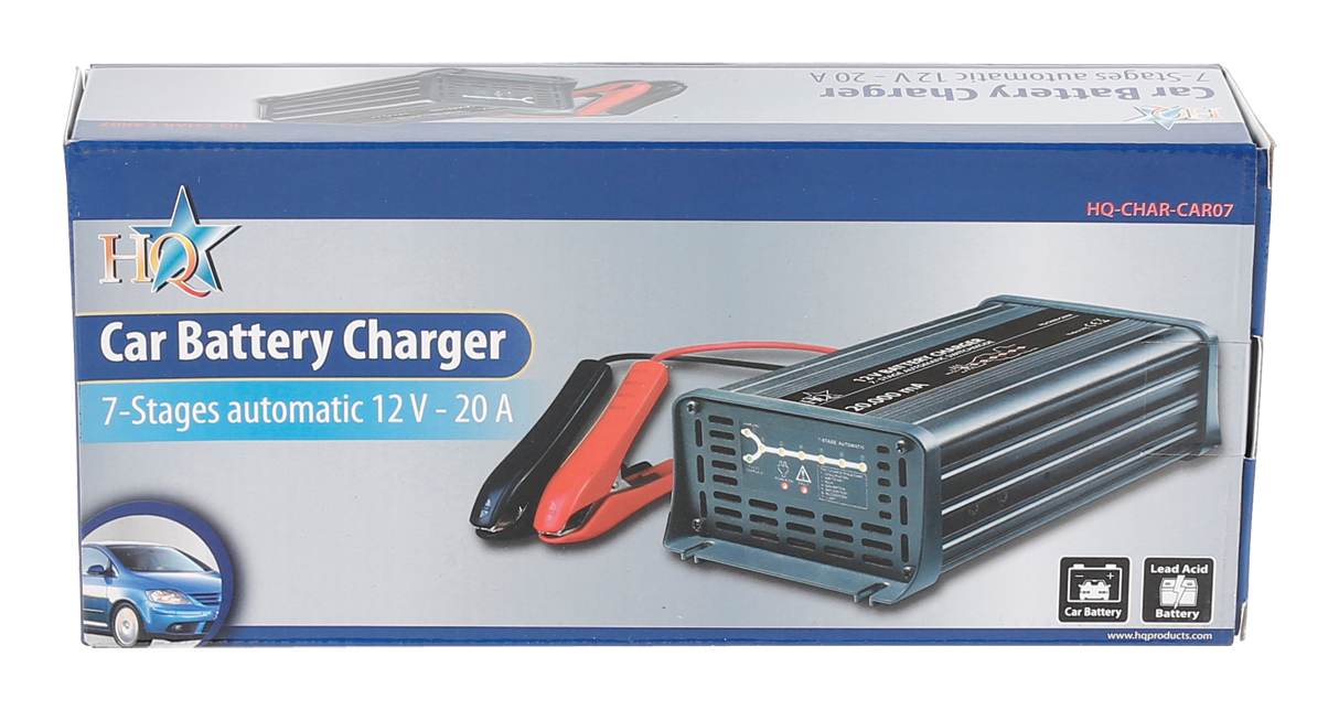 HQ-CHAR-CAR07 - HQ - Lead-Acid Battery Charger 12 VDC 20 A ...