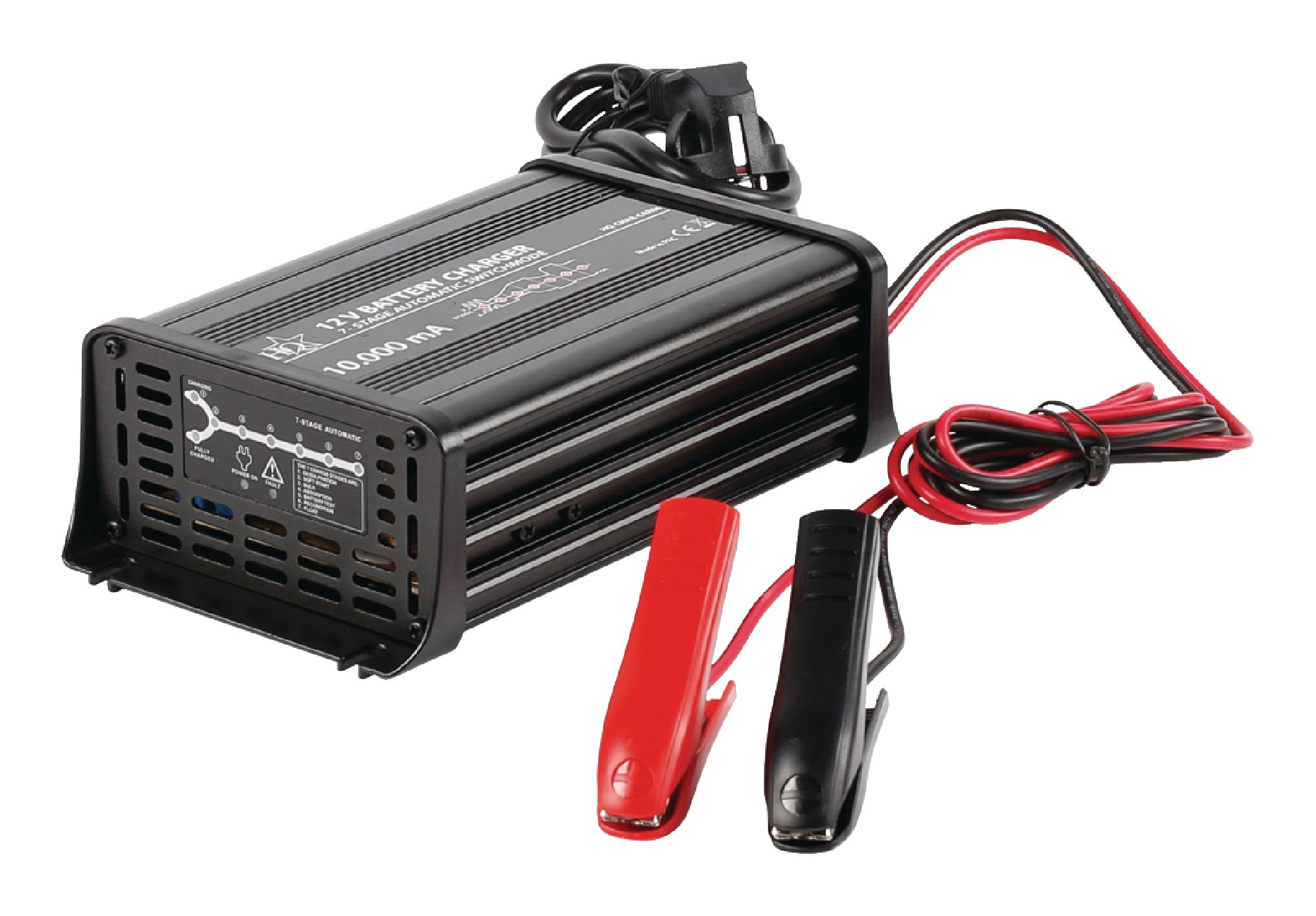 HQ-CHAR-CAR06 : HQ - Lead-Acid Battery Charger 12 VDC 10 A Home 