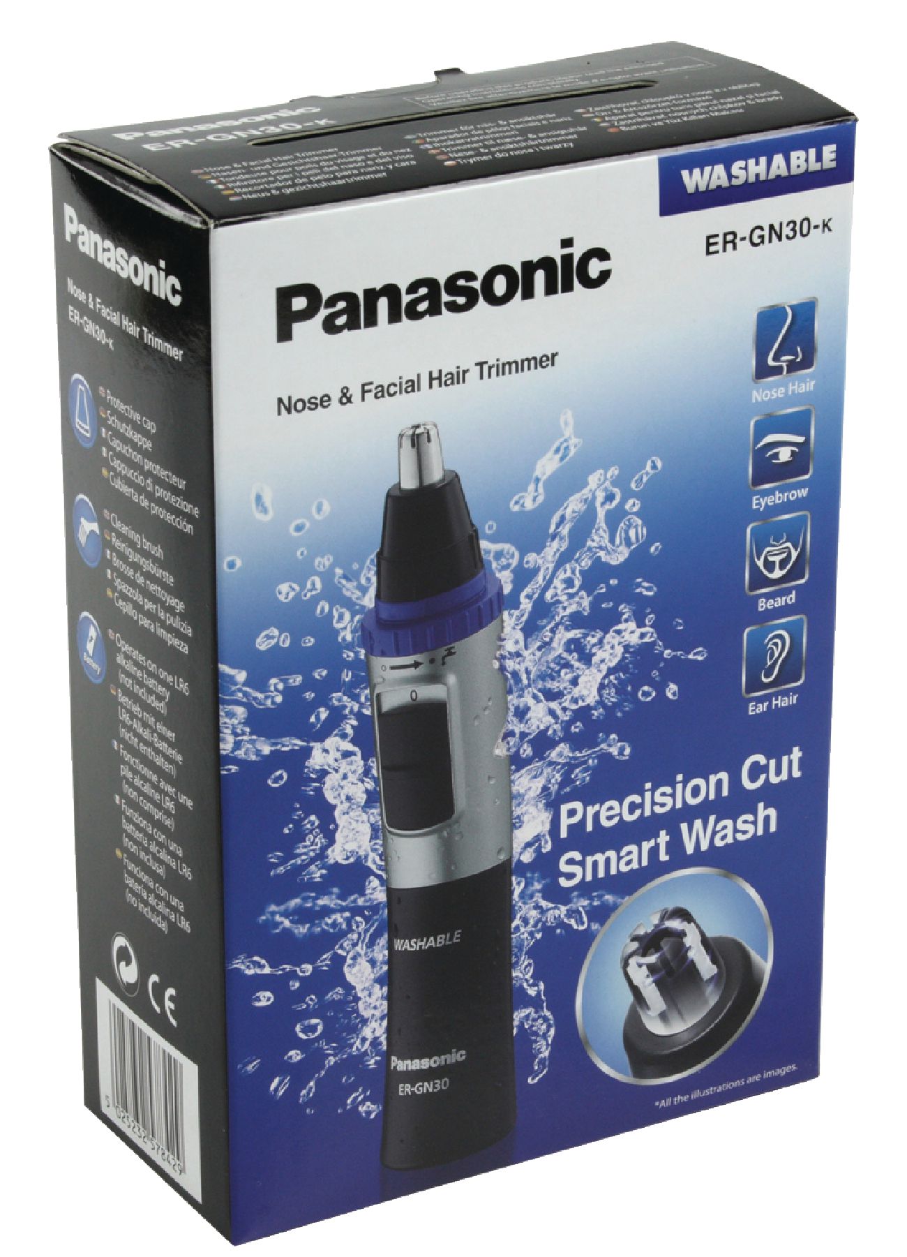 Pan Ergn30k503 Panasonic Nose And Ear Trimmer Wet And Dry