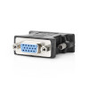 DVI adapter | DVI-D 24+1-Érintkezős Dugasz | VGA Aljzat | Nikkelezett | Egyenes | PVC | Fekete | Doboz