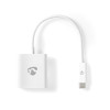 USB adapter | USB 3.2 Gen 1 | USB-C™ Dugasz | HDMI™ Aljzat | 0.20 m | Kerek | Nikkelezett | PVC | Fehér | Műanyag Zacskó