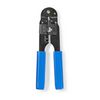 Crimp pliers | CAT5 / CAT5e / CAT6 / CAT6a / RJ45 | Fogó / Lehántás / Szigetelés Eltávolítás | ABS / Acél | Kék