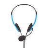 PC headset | Fülre Illeszkedő | Stereo | 2x 3.5 mm | Felhajtható Mikrofon | Kék