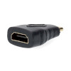 HDMI™ adapter | HDMI™ Micro Csatlakozó | HDMI™ Aljzat | Aranyozott | Egyenes | ABS | Antracit | 1 db | Ablakos Doboz