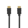 Nagy Sebességű HDMI ™ kábel Ethernet | HDMI™ Csatlakozó | HDMI™ Csatlakozó | 4K@30Hz | ARC | 10.2 Gbps | 1.00 m | Kerek | PVC | Fekete | Boríték
