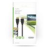 Ultra High Speed ​​HDMI ™ kábel | HDMI™ Csatlakozó | HDMI™ Csatlakozó | 8K@60Hz | 48 Gbps | 5.00 m | Kerek | 6.7 mm | Fekete | Műanyag Zacskó