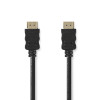 Nagy Sebességű HDMI ™ kábel Ethernet | HDMI™ Csatlakozó | HDMI™ Csatlakozó | 4K@30Hz | ARC | 10.2 Gbps | 10.0 m | Kerek | PVC | Fekete | Papírfüles