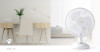Asztali ventillátor | Hálózati Áramellátás | Átmérő: 230 mm | 22 W | Oszcilláló | 2-sebességes | Fehér