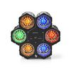 Többszínű LED Disco fény | Hálózati Áramellátás | LED | LED-ek száma: 126 LED's | Fekete