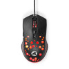 Gaming Mouse | Vezetékes | 800 / 1200 / 2400 / 3200 / 4800 / 7200 dpi | Állítható DPI | Gombok száma: 7 | Programozható gombok | Jobbkezes | 1.50 m | RGB