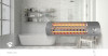 Fürdőszoba fűtőtestek | 1200 W | Állítható hőmérséklet | 2 Hőmód | X4 | Szürke