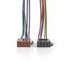 ISO adapter kábel | Normál | 0.15 m | Kerek | PVC | Műanyag Zacskó