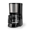 Kávéfőző | Kávé filter | 1.5 l | 12 Csészék | Melegen tartó funkció | Ezüst / Fekete