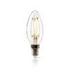LED lámpa Izzó E14 | Gyertya | 4.8 W | 470 lm | 2700 K | Meleg Fehér | Retro Stílus | A csomagolásban található lámpák száma: 1 db | Egyértelmű