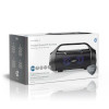 Bluetooth® Party Boombox | 6 hrs | 2.0 | 60 W | Media lejátszás: AUX / Micro SD / USB | IPX5 | Összekapcsolható | Hordozó fogantyú | Party fények | Fekete