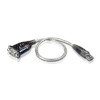 USB 2.0 Kábel USB A Dugó - DB9 0.35 m Szürke