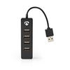 USB hub | USB-A Dugasz | 4x USB A Female | 4-Port port(s) | USB 2.0 | USB-áramellátású