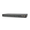 HDMI ™ Mátrix Kapcsoló | 4 db 4 portos port(s) | DC táp / 1x RS232 / 4x HDMI™ Bemenet | 4x HDMI™ Kimenet | 4K@60Hz | 18 Gbps | Távvezérelt | Fém | Fekete