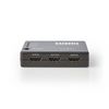 HDMI ™ Switch | 5-Port port(s) | 5x HDMI™ Bemenet | 1x HDMI™ Kimenet | 1080p | 3.4 Gbps | ABS | Fekete