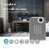 SmartLife Fűtőventilátor | Wi-Fi | Kompakt | 1800 W | 3 Hőbeállítások | Oszcilláló | Kijelző | 15 - 35 °C | Android™ / IOS | Fehér