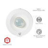 SmartLife Motion Sensor | Zigbee 3.0 | Elemes Áramellátás | IP20 | Érzékelő szöge: 120 ° | Érzékelő hatósugara: 5 m | Max. akku élettartam: 12 hónap | Fehér
