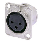 NEUTRIK NTR-NC3FDL1 - -30 - 80 °C - Schwarz - Silber - UL - UL 94 HB - IEC 61076-2-103 - IP 40 - IEC