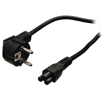 Schuko Power Cable Angled Schuko Male - IEC-320-C5 2.00 m Black | Konig