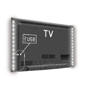 2 strisce led per illuminazione regolabile per tv usb di 50 cm con ... Strisce led per illuminare una stanza