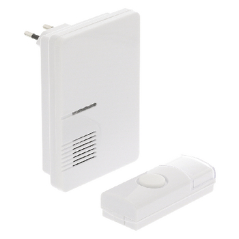 Wireless Doorbell Set Mains Powered 70 dB White | Konig