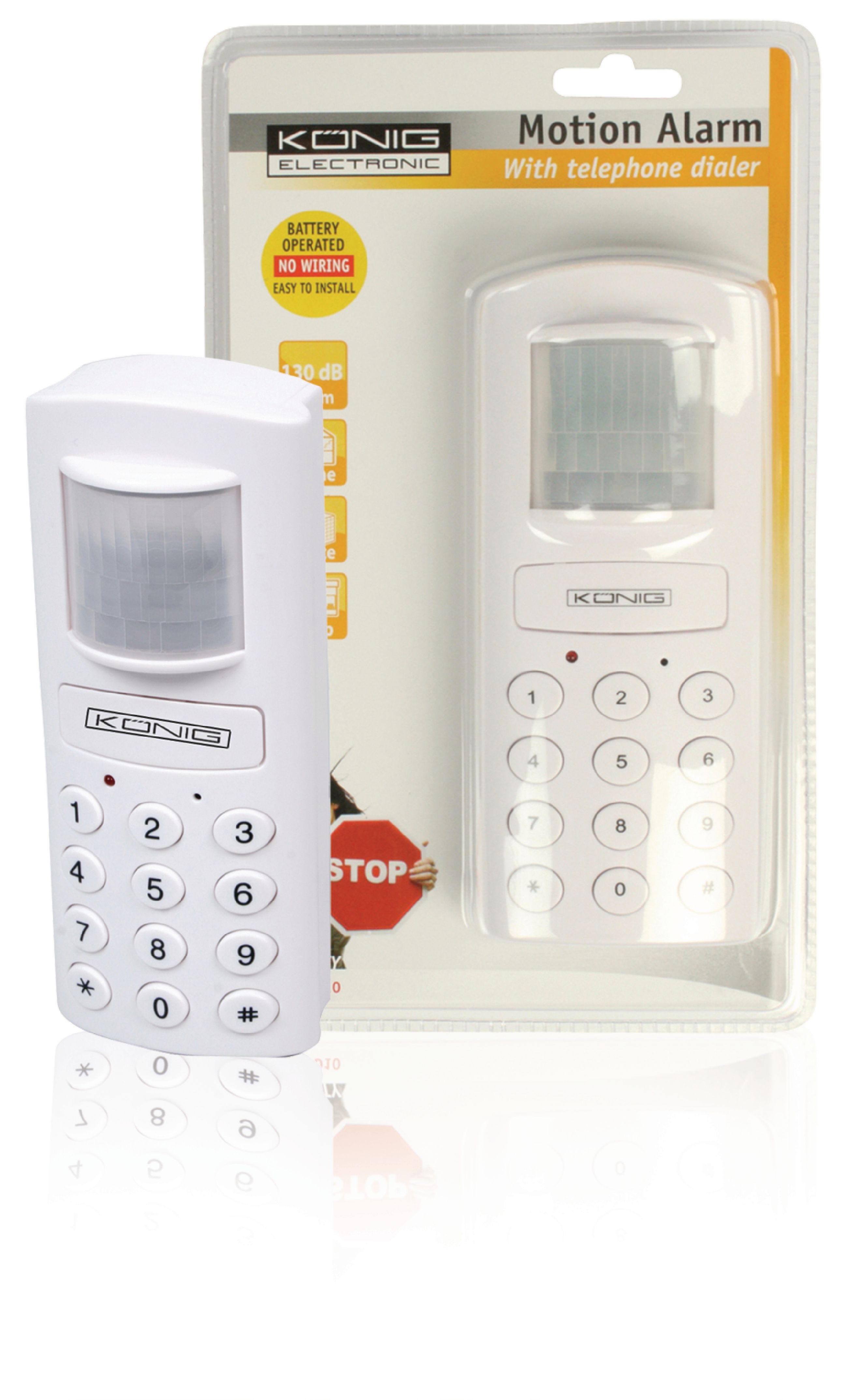 Telephone dialer with alarm 130 dB SEC-APD10 Konig | eBay