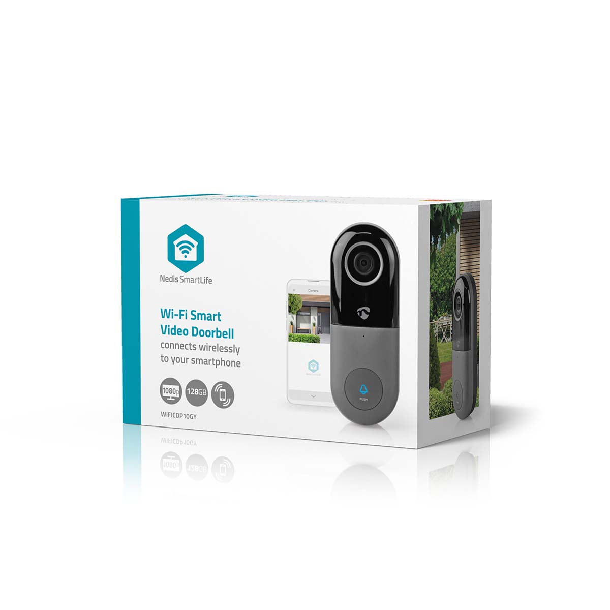 Wi-Fi Smart Video Doorbell | App Control | microSD Slot